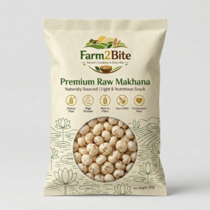 Home raw makhana